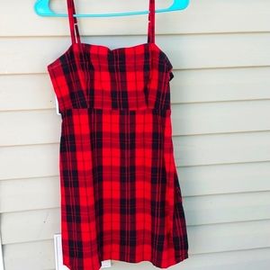 Hollister plaid dress